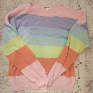 Rainbow sweater from Dollskill
